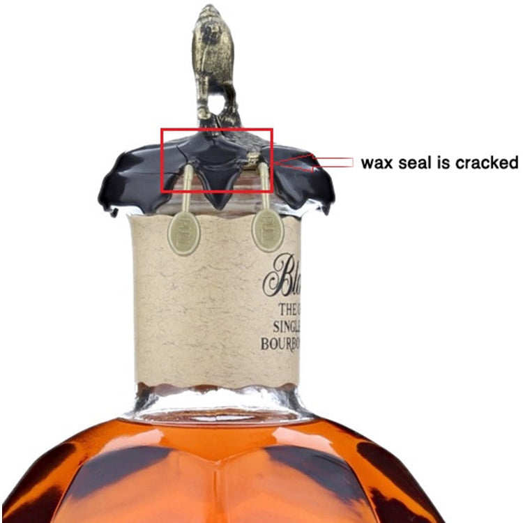 Blanton's Special Reserve Red Label - Japanese Import Bourbon Blooper Bottle - Broken Wax Seal (SEE DESCRIPTION)