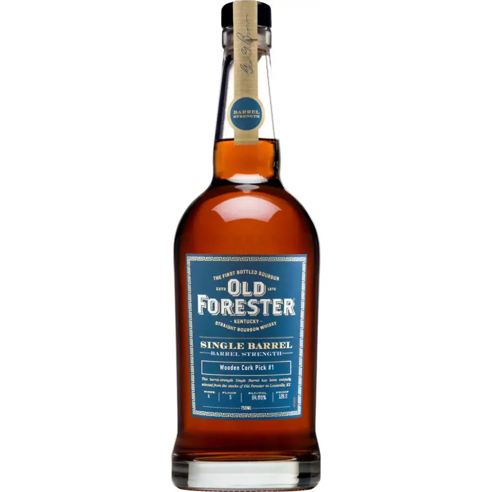 Old Forester Single Barrel Barrel Strength Bourbon Whiskey Warehouse K Floor 8 Kroger Pick 134.5